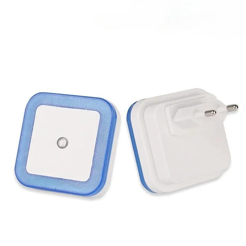 Wireless LED Night Light Compact EU Plug-type Lighting Control Sensor Suitable Children's Rooms Bedrooms Corridors Passageways