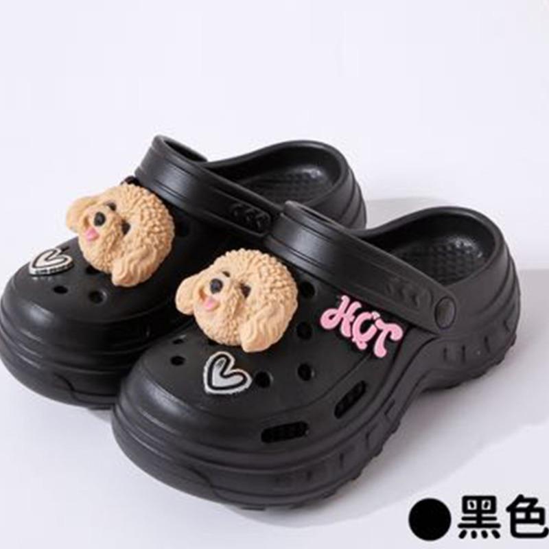 New thick-soled slippers women wear non-slip and wear-resistant cute cartoon eva slippers hole shoes wholesale