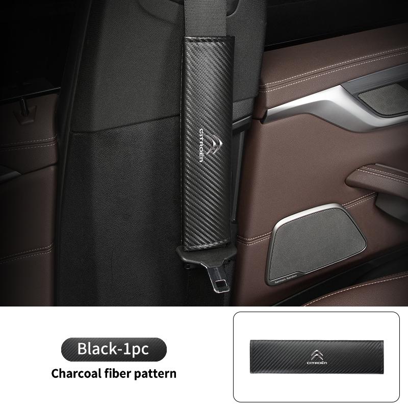 

Carbon Fiber Texture Car Seat Belt Shoulder Pad For Citroen C4 C3 C5 C1 C2 Berlingo Celysee Cactus Picasso Aircross Saxo Grand