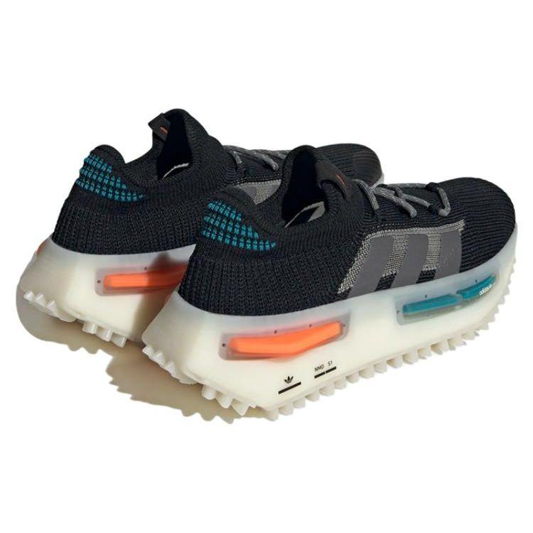 Adidas NMD_S1 Svart Teal Oransje Unisex Sneakers Core-Black Grey-Five Off-White FZ5706