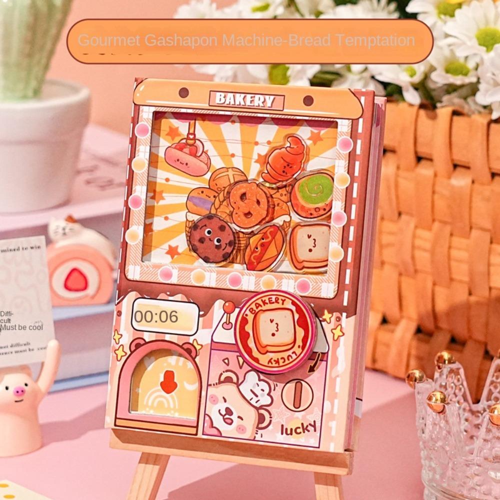 Cute Bread Notebook Shaking Snacks Notepad Creative Square Writing Pad  Kids Gift