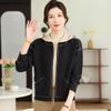 2026 Spring Knit Cardigan: Fashionable 40s-50s Style for Middle-aged and Elderly Women - Casual Jacket for Spring/Autumn