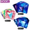Shttown Origami and Stylish Thousand Cranes Set of 100 Double-Sided Paper, Colorful, Cute, DIY, 7cm, (Type C)