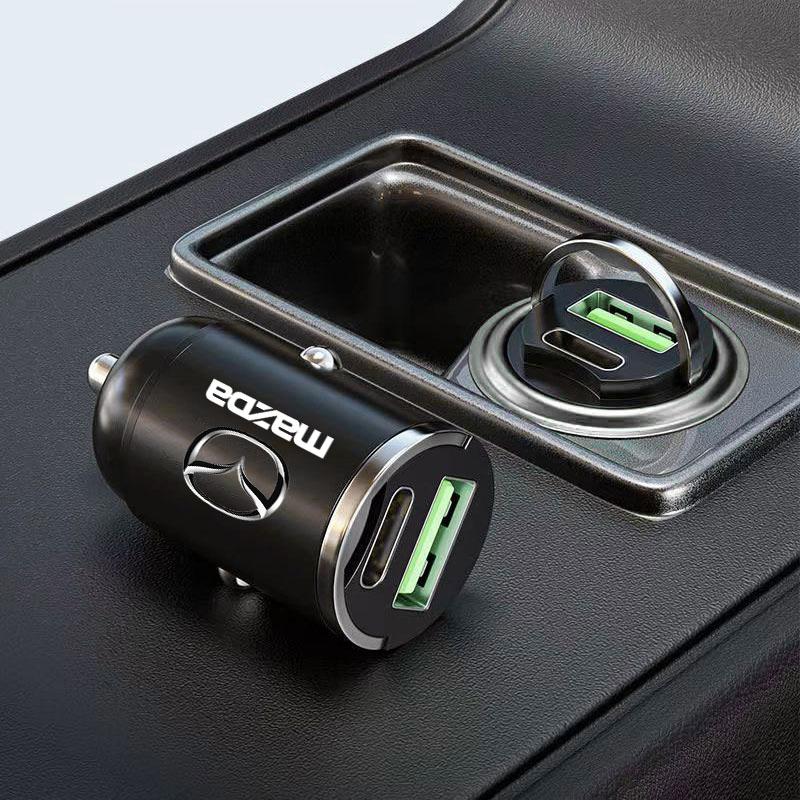 Micro Car Quick Charger Vehicle Cigarette Lighter Convert Plug Car Accessories For Mazda 2 3 4 5 6 7 8 ATENZA Axela RX8 CX6 CX5 CX4 Alexa CX4 CX5 CX8