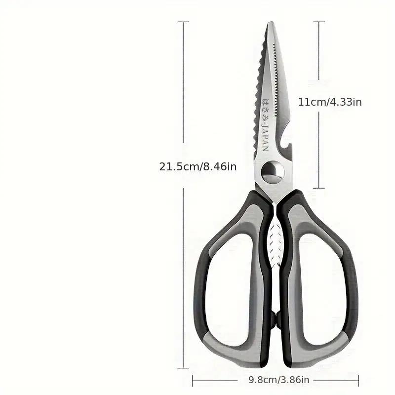Hühnerknochenschere aus Edelstahl, starke Küchenschere, Mehrzweck-Haushaltsschere, scharf und langlebig