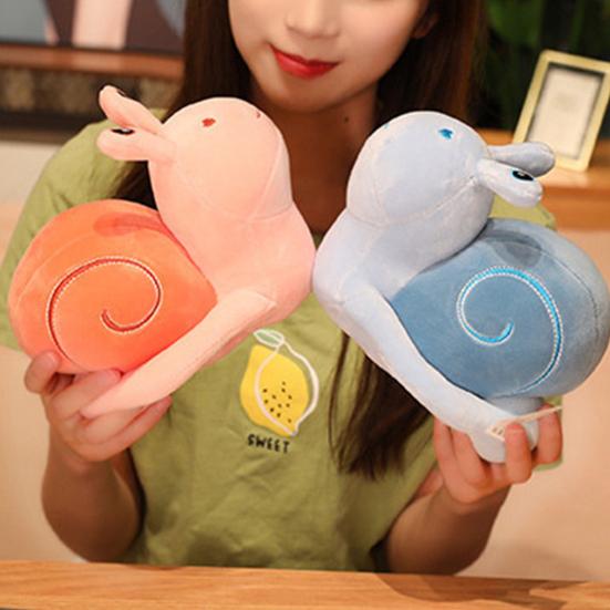 Plush Doll Pleasing Meticulous Workmanship PP Cotton Snail Doll Plush Toy for Sofa Decoration