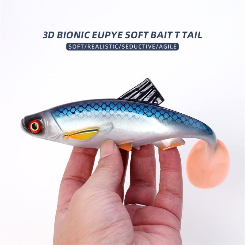 2oz 20.3cm Swim Baits for Freshwater Saltwater Soft Fishing Lures Paddle Tail Swimbaits Artificial Baits Fishing Lure