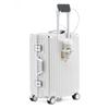 OEING Aluminum Frame Spinner Suitcase