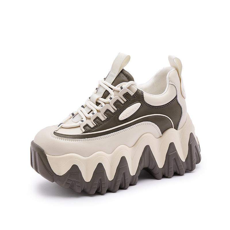 Inner height increase dad shoes women's spring 2025 new Wenzhou shoes casual sports shoes women's versatile platform women's shoes
