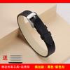 6mm 8mm 10mm A Long Fashion Leather Bracelet For Jewelry Women's Silk Crocodile Pattern Cowhide Jade Watch Strap Wristband+tools