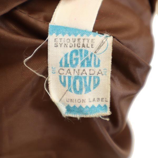 Vintage 80s Made In Canada Switching Coat 45481 Brown Women Used