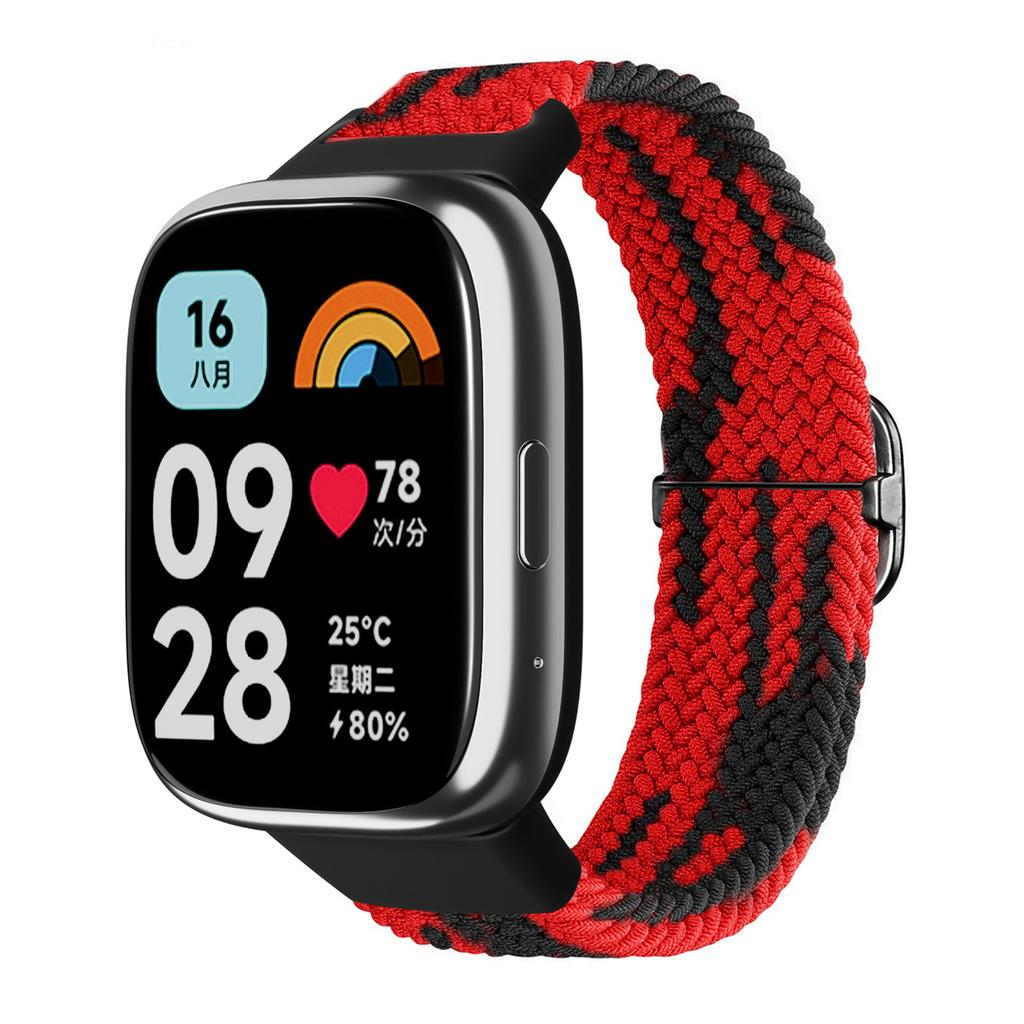Geflochtene Solo-Schlaufe für Xiaomi Redmi Watch 3 active Armbänder Zubehör Sport Nylon Atmungsaktiv Ersatz Correa Redmi 3 Lite Band