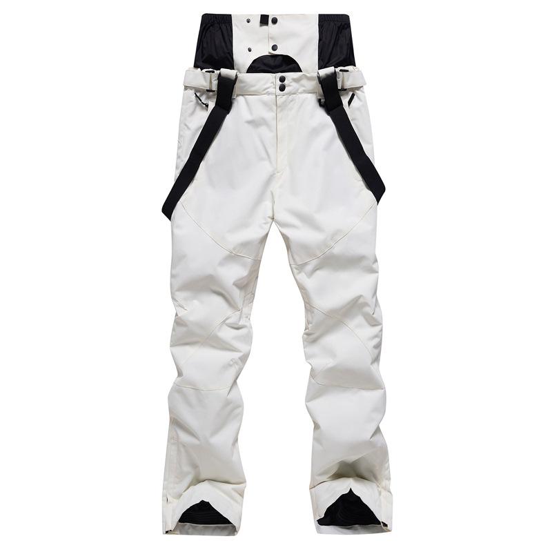 Youth Snowboard Double-layer Waterproof Windproof Warm Ski Pants