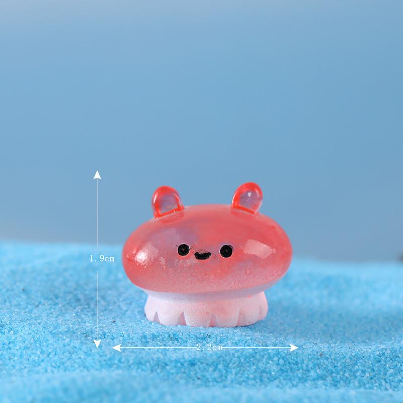 Adorable Resin Ocean Animal Figurines With Cute Cartoon Designs Including Whale Jellyfish Hermit Crab And More