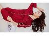 Han Yatong Women's Seven-Sleeve Summer Nightgown - Loose, Sexy, Korean-Style Silk Pajamas 