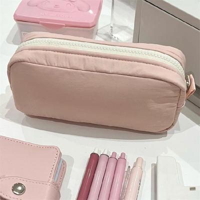 Estuche Organizador Moderno con Compartimento Interior Espacioso Para Lápices Reglas Borradores Estuche de Almacenamiento Escolar de Oficina