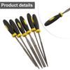 6Pcs Needle Files 140mm Metal Filing Wood Tools Hand