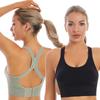 Sutiã esportivo de alta resistência, à prova de choque e com suporte para mulheres com seios grandes e costas cavadas para usar por fora