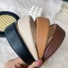 Vintage PU Leather Headbands Hairbands Women Girls Solid Wides Spong Thick Hair Hoops Hair Bands Bezel Fashion Hair Accessories