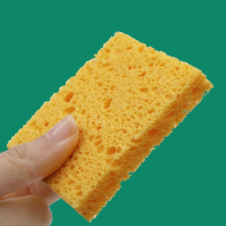 Yellow Soldering Cleaning Sponge Cleaner for Electric Welding Accessory 10pcs