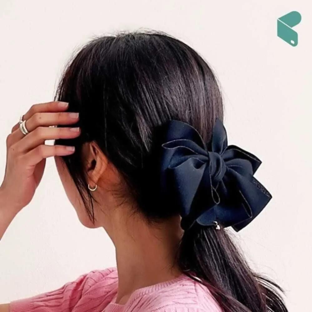 Automatic Hairpin Angel Scrunchie Cubic Layered Black Hairpin Updo Guest Look Decoration Commerce Pick JL