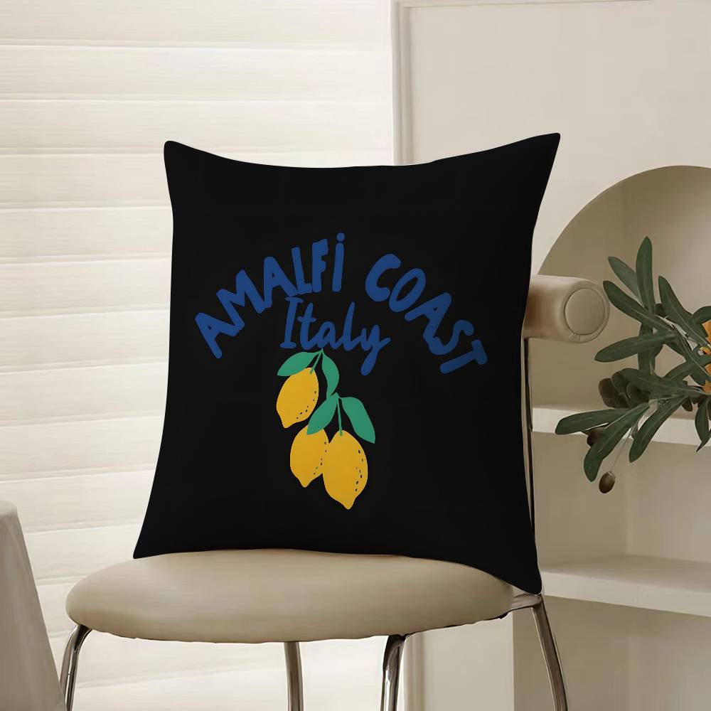 

American Fashion Brand Retro Pattern Pillow Case Comfort Sofa Bed Silky elegant Invisible zipper Decorative cushion cover 12x12Inch