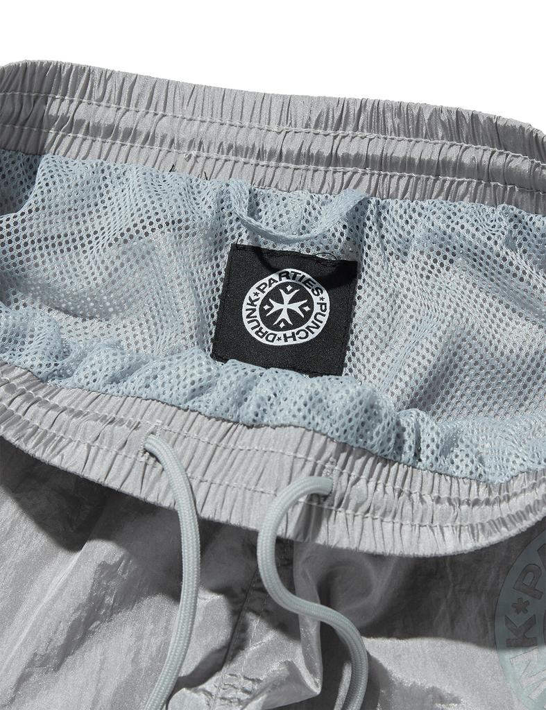 PUNCH DRUNK PARTIES Ghostmark 2-Way Wind Pants (Gray)