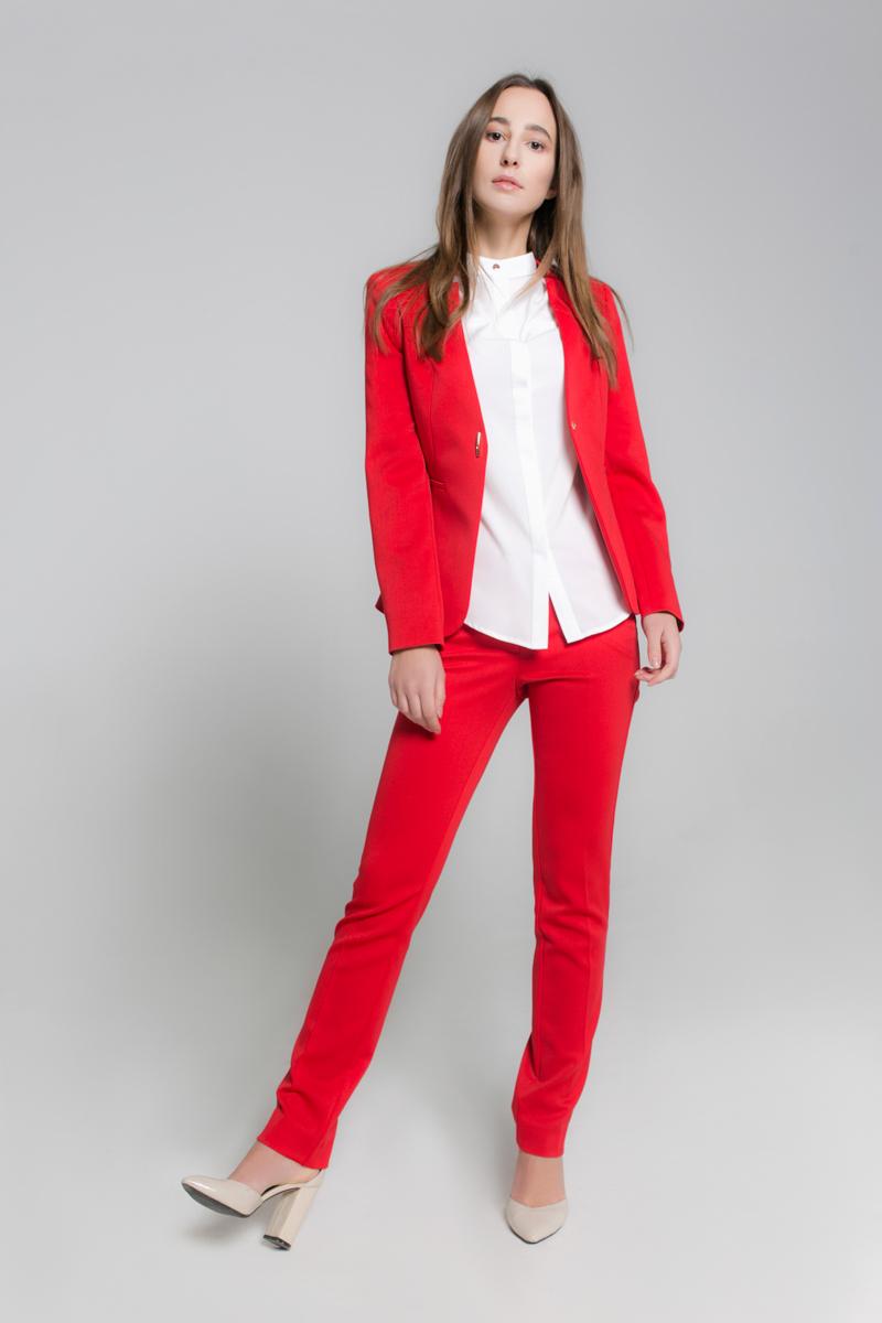 

Піджак з кнопкою приталений 36 червоний