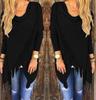 Stylish Women Tassels Casual Outwear Jacket Cardigan Long Sleeve Sweater In Solid Color