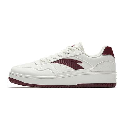 Jahr Eins Null Gefühl Mode Vielseitig Rutschfest Verschleißfest Höhenverstellend Low-Top Sneaker Herren Sneaker Elfenbein-Weiß Karmesinrot 912538002-1