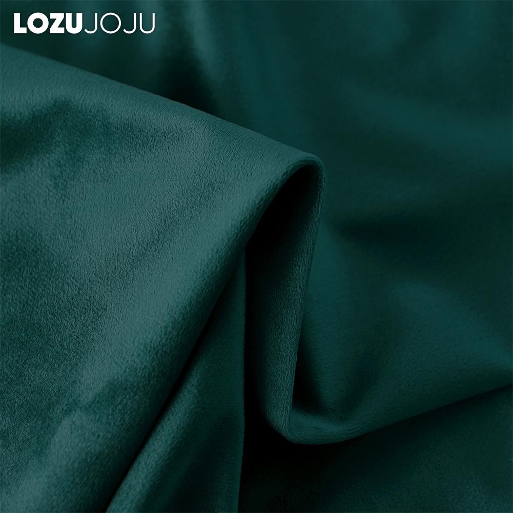 1PC LOZUJOJU Modern 70-80% Light Blocking Versatile Solid Color Light Blocking Velvet Curtains for Living Room Bedroom Home Decor
