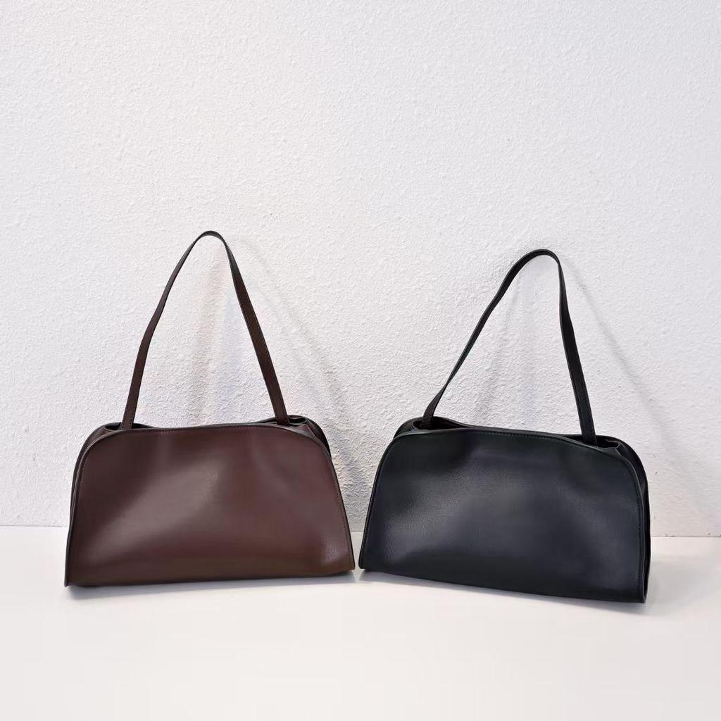 2026 Nieuwe Minimalistische Stijl Niche Ontwerp High-end Leren Handtas Schoudertas Armholte Tas Diagonaal Cross Dames Tas