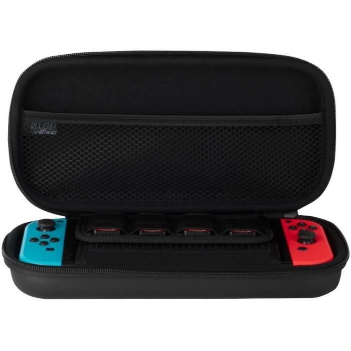 Housse De Protection Et Transport Naruto Shippuden - KONIX - Nintendo Switch Et Switch OLED - Rangement 8 Jeux - Motif Naruto