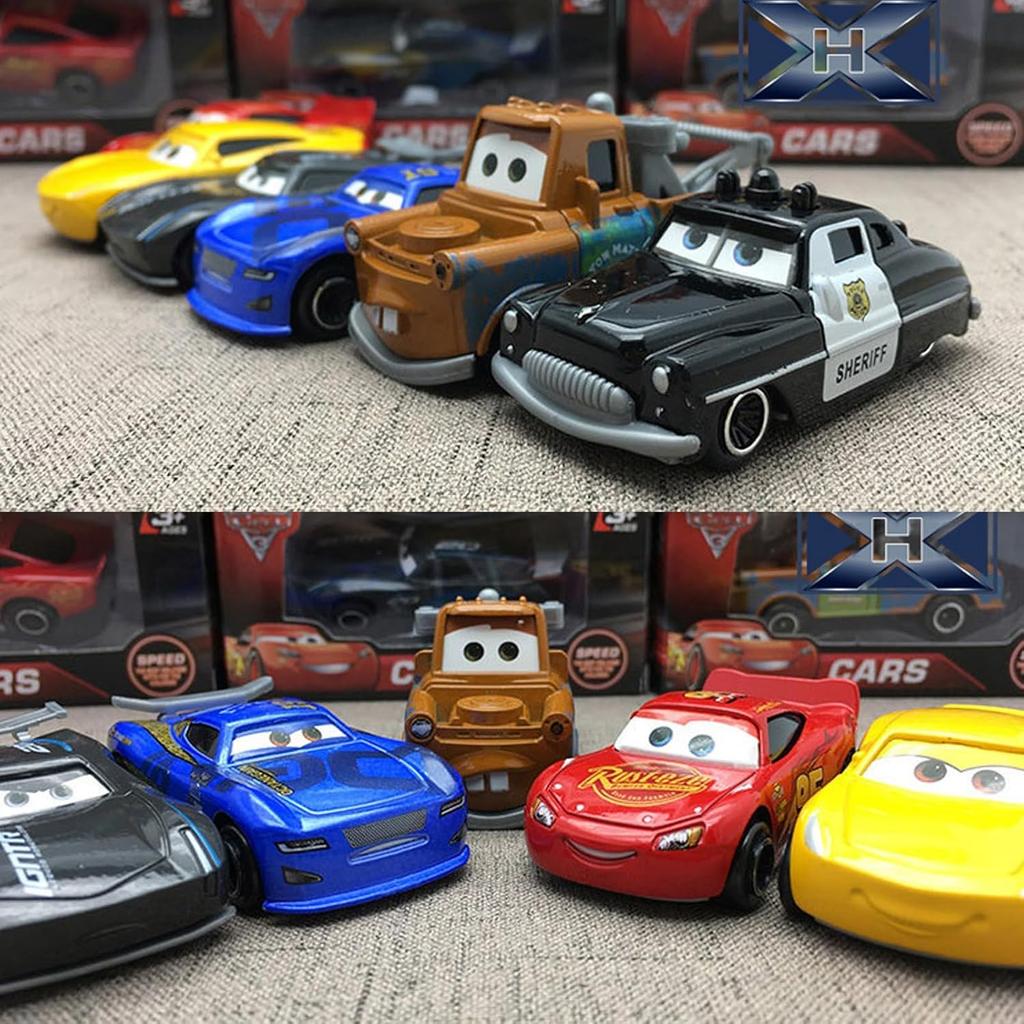 Cars toys, miniature cars, Disney Pixar figures for children, race cars, Cruz Ramirez, Lightning McQueen, super alloy