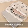 Plush Bow Strawberry Laptop Sleeve Case 13/14 Inch Notebook Bag For Macbook Air Pro Lenovo Hp 11 Inch Tablet Pouch For Ipad