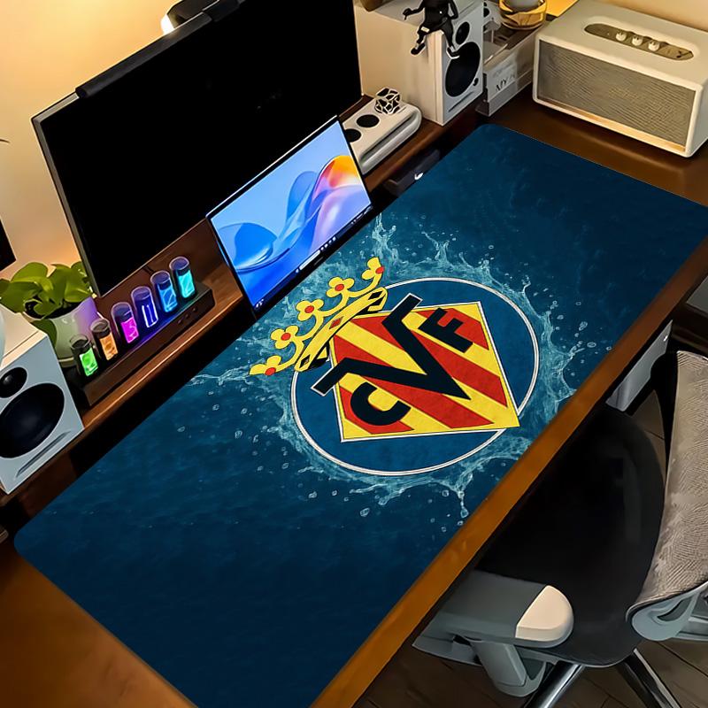 Villarreal Club de Fútbol Print Cushion Non-slip Laptop Tablet Big Mousepad XXL Mat Mini PC Playmat With Lock edge