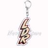 Singer Lana Del Rey Keychain for Accessories Bag Pendant Born To Die Ultraviolence Key Chain Ring Keychains Jewelry Fans Gift