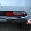 För Fiat 500 2016-2025 ABS Genomskinlig Grå Bil Bakre Dimljuslock Dekal Bil Exteriör Tillbehör
