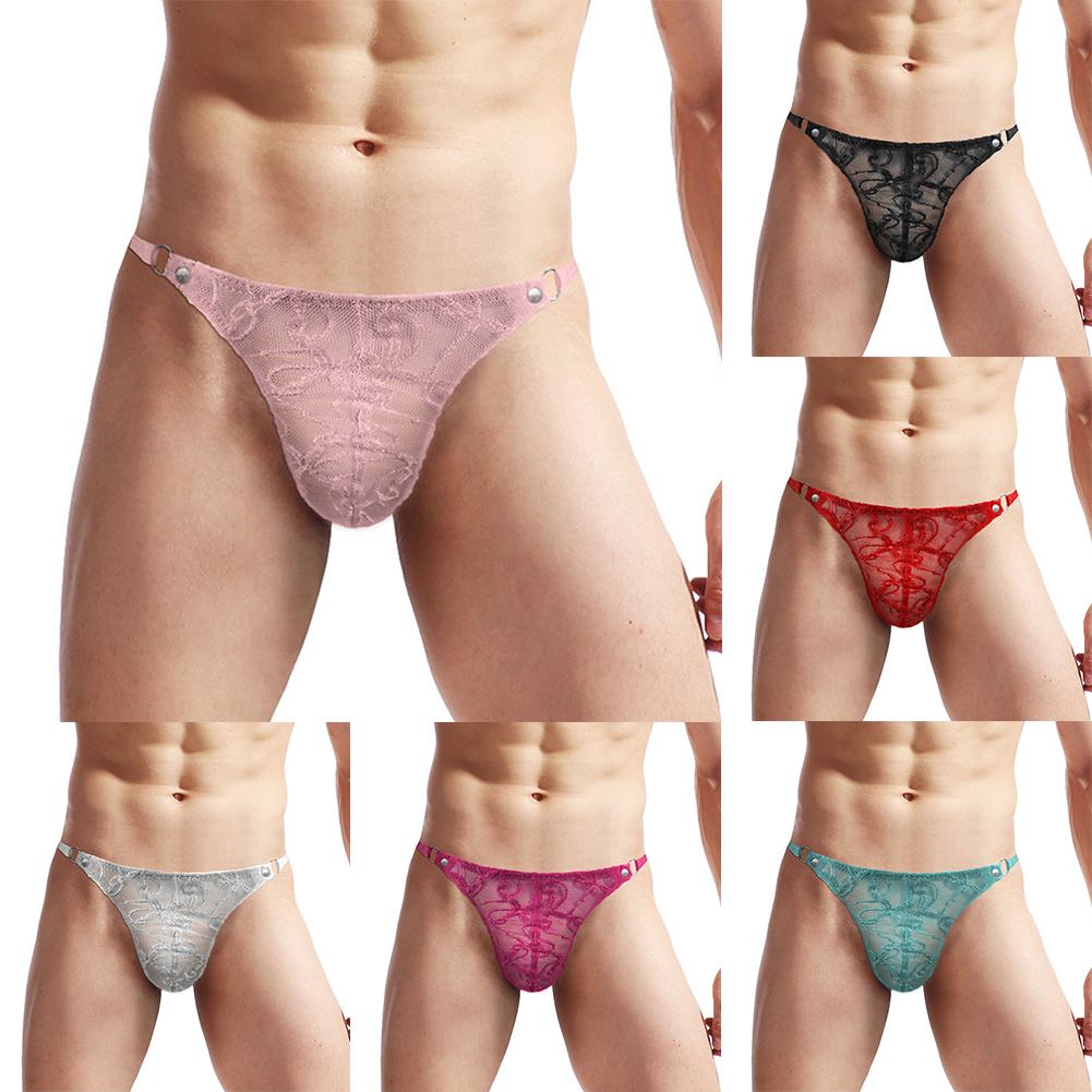 Briefs Underwear Men Enhance T-Back G-String Low Rise