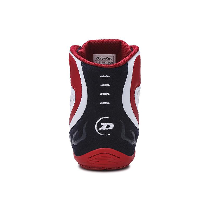 Factory direct sales new spot wrestling shoes high-top men's shoes adult training shoes breathable and wear-resistant
