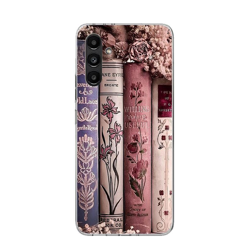 Read Books illustration Reading Phone Case For Samsung Galaxy A16 A26 A36 A56 A15 A14 A13 A55 A54 A53 A35 A34 A33 A25 A24 A23 A0