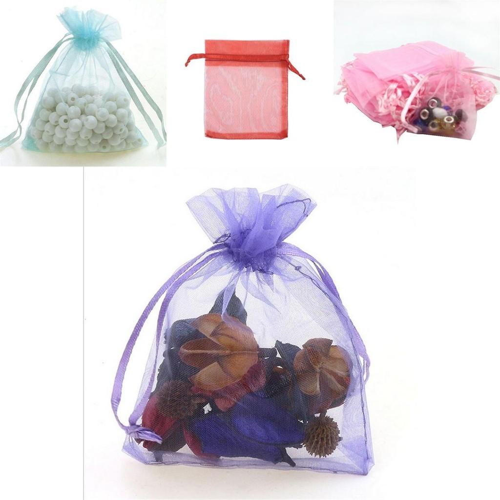 High-quality Organza Bags In White Black Red Grey And More For Party Favors