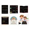 Portable Chalkboard Blackboard with Durability Ecological Friendly Design for School Office and Creative Note Taking