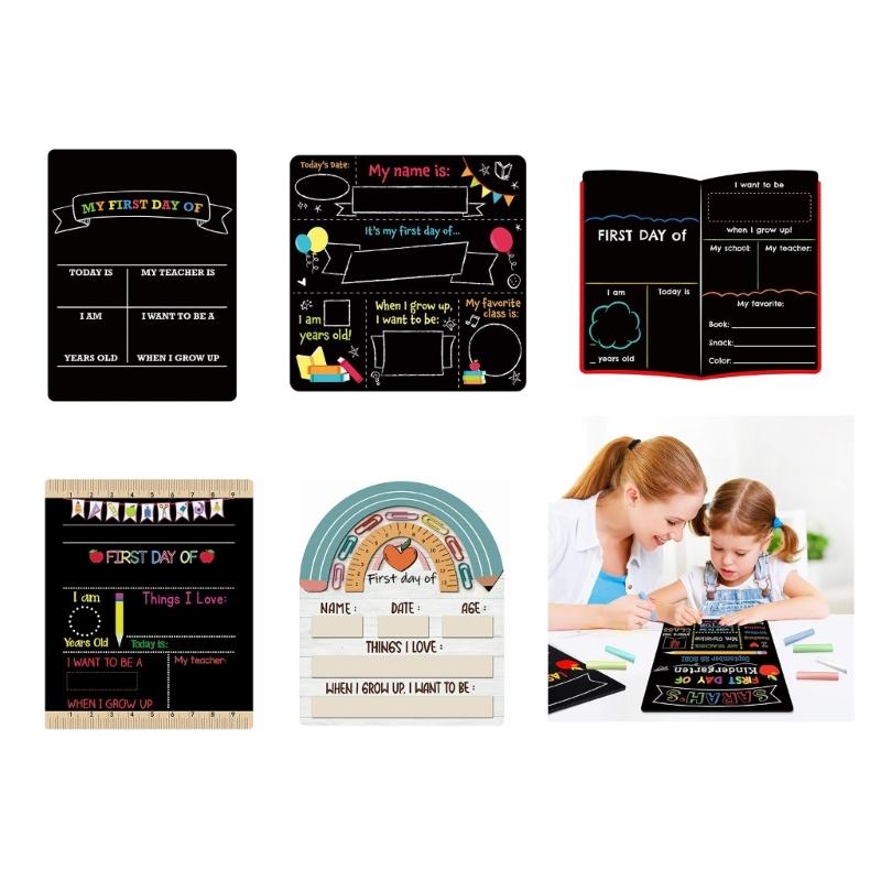 Portable Chalkboard Blackboard with Durability Ecological Friendly Design for School Office and Creative Note Taking