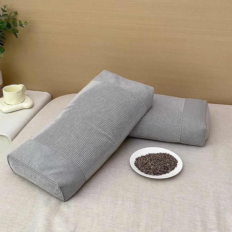 Li Shen Washed Cotton Buckwheat Hull Pillow