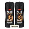AXE Body SoapBody Wash, Dark Chocolate, 473ml (2 Bottles) + Kunutonn Original Logo Hand Towel Included