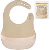 [Edison Mama] A Bib That Makes Mealtime Fun. Soft Chest Area That Doesn't Constrict the Neck, and a Secure Catch That Prevents Food Spills from