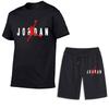 Lässiger Anzug Modische Persönlichkeit Trendiges Bedrucktes T-Shirt Vielseitiges Mode-Sportshorts-Set