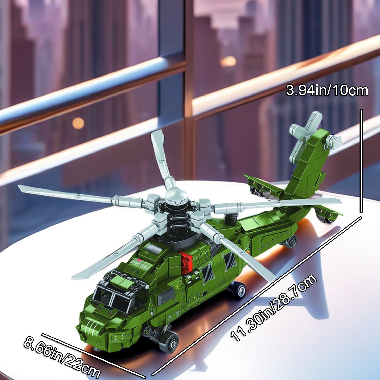 

Нетоксичный 478 деталей Вертолет Строительные Блоки Игрушка Технология Сборка Модель Кирпичи Образовательная Игрушка Настольное Украшение Подарки