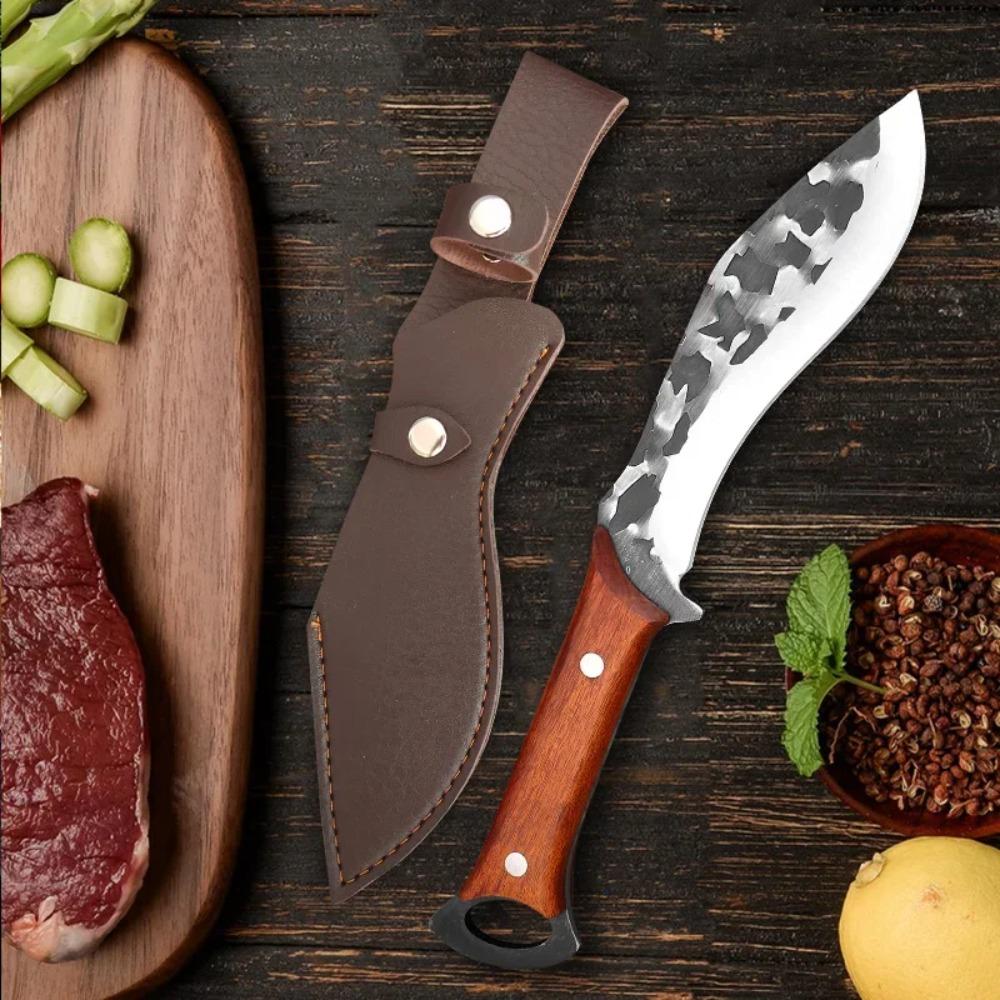 Kitchen Knives Cleaver Meat Chop Vegetable Slicing Fruit Fish Filleting Knife Hand Forge Blade  Boning Knife Chef Cleaver